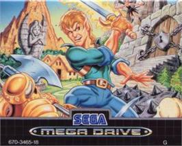 Cartridge artwork for Landstalker: Treasure of King Nole on the Sega Nomad.
