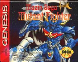 Cartridge artwork for Mazin Wars on the Sega Nomad.