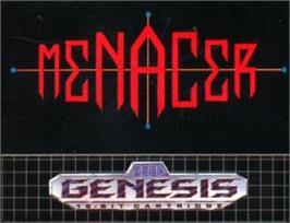 Cartridge artwork for Menacer 6-Game Cartridge on the Sega Nomad.