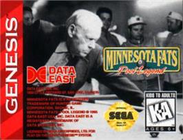 Cartridge artwork for Minnesota Fats - Pool Legend on the Sega Nomad.