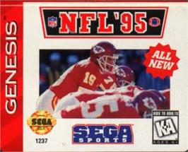 Cartridge artwork for NFL '95 on the Sega Nomad.