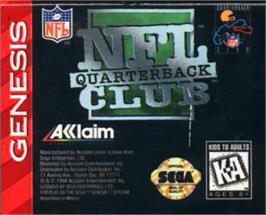 Cartridge artwork for Nfl Quarterback Club '95 on the Sega Nomad.
