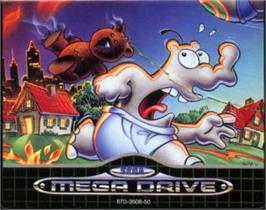 Cartridge artwork for Ottifants, The on the Sega Nomad.