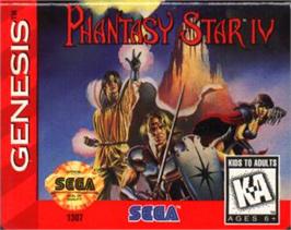 Cartridge artwork for Phantasy Star 4 - The End Of The Millennium on the Sega Nomad.