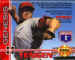 Cartridge artwork for R.b.i. Baseball '94 on the Sega Nomad.