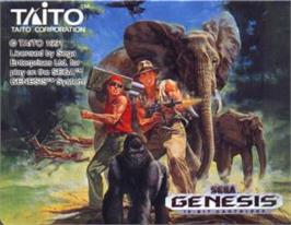 Cartridge artwork for Runark on the Sega Nomad.