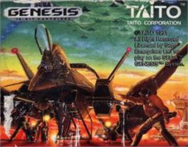 Cartridge artwork for Space Invaders '91 on the Sega Nomad.