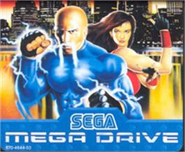 Cartridge artwork for Streets of Rage 3 on the Sega Nomad.