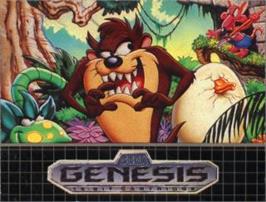 Cartridge artwork for Taz-mania on the Sega Nomad.