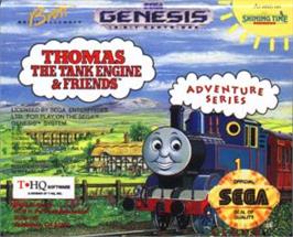Cartridge artwork for Thomas The Tank Engine And Friends on the Sega Nomad.