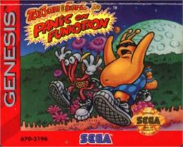 Cartridge artwork for Toejam And Earl 2 - Panic On Funkotron on the Sega Nomad.