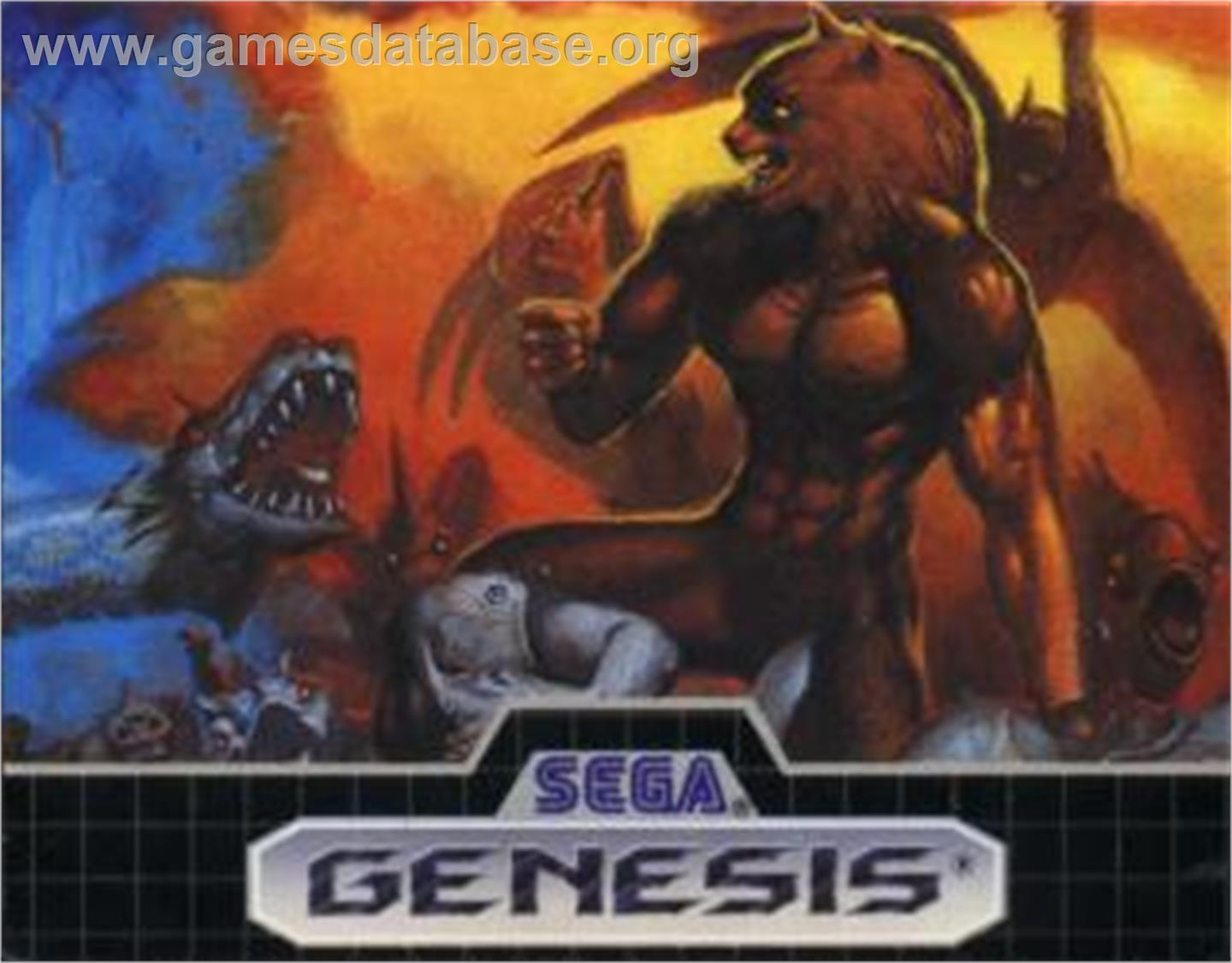 Altered Beast - Sega Nomad - Artwork - Cartridge