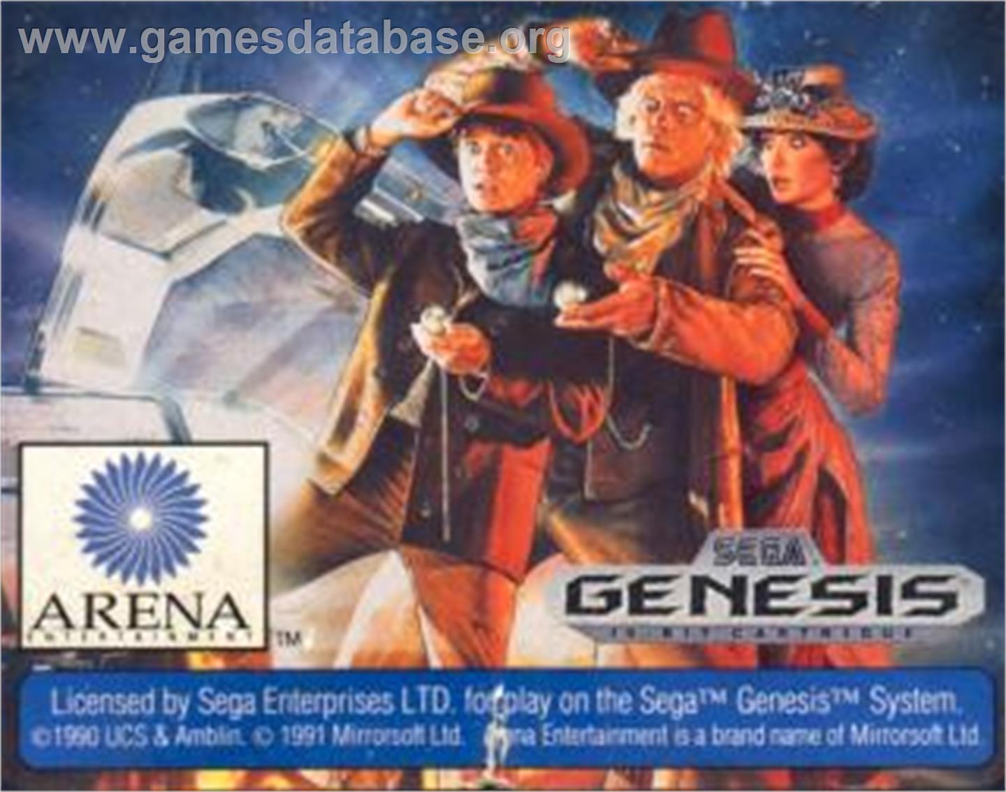 Back to the Future III - Sega Nomad - Artwork - Cartridge