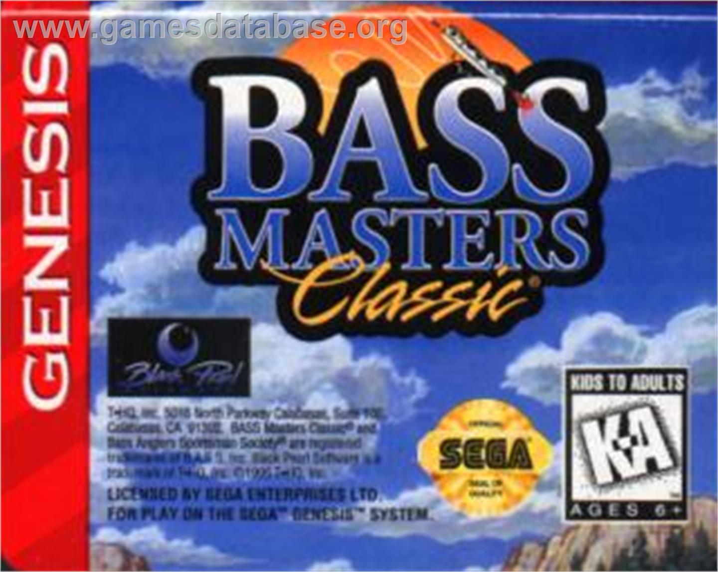 Bass Masters Classics - Sega Nomad - Artwork - Cartridge
