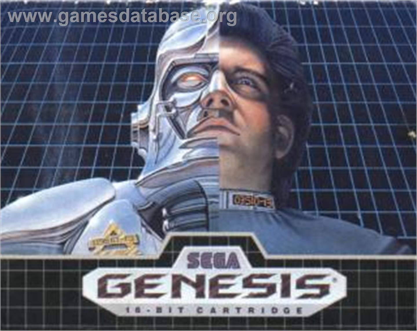 E-SWAT: Cyber Police - Sega Nomad - Artwork - Cartridge
