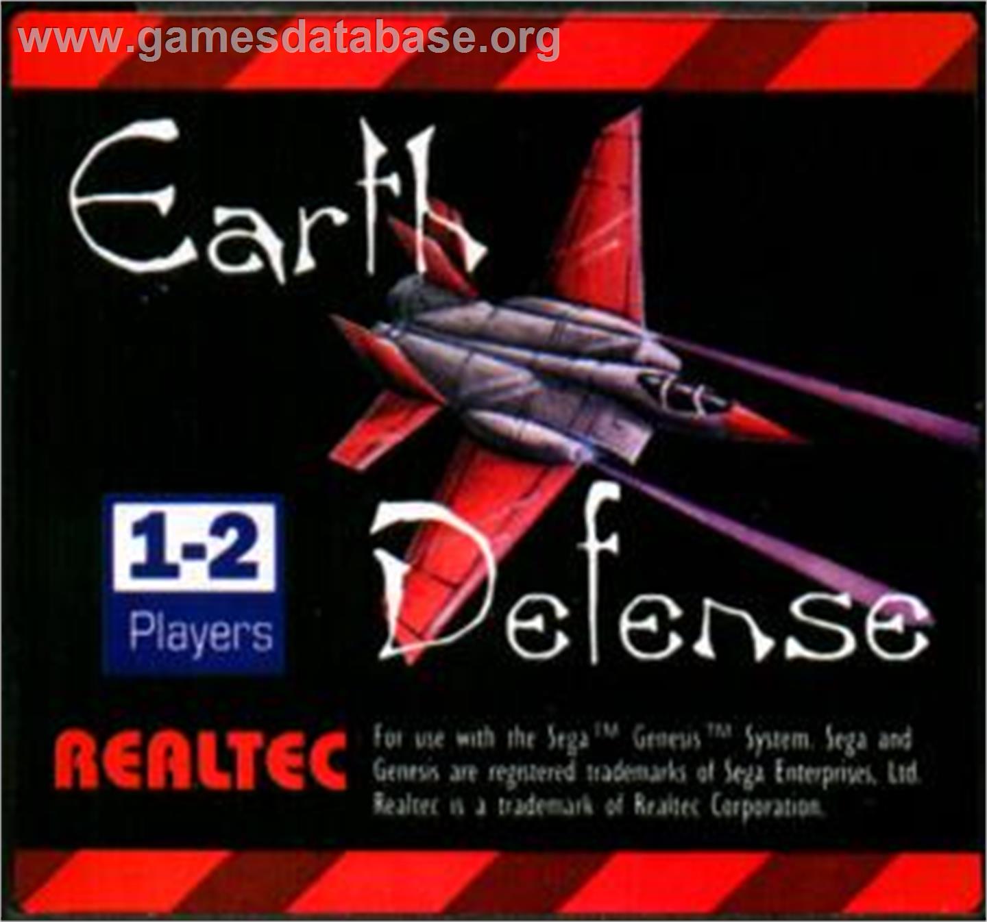 Earth Defense - Sega Nomad - Artwork - Cartridge