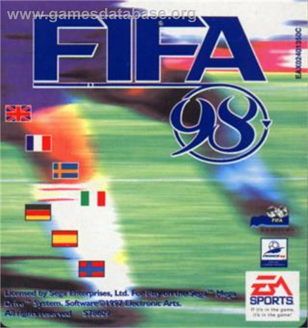 FIFA 98: Road to World Cup - Sega Nomad - Artwork - Cartridge