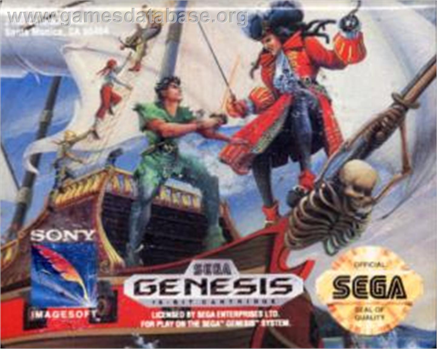 Hook - Sega Nomad - Artwork - Cartridge