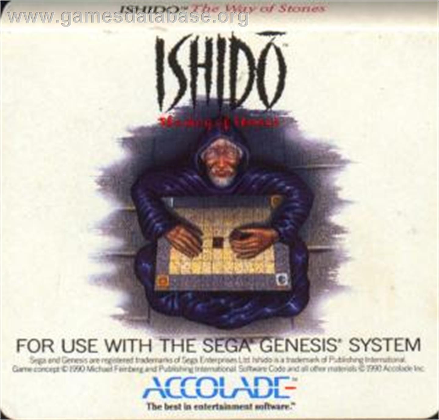 Ishido: The Way of Stones - Sega Nomad - Artwork - Cartridge