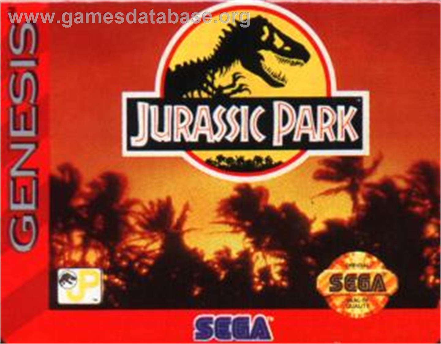 Jurassic Park - Sega Nomad - Artwork - Cartridge