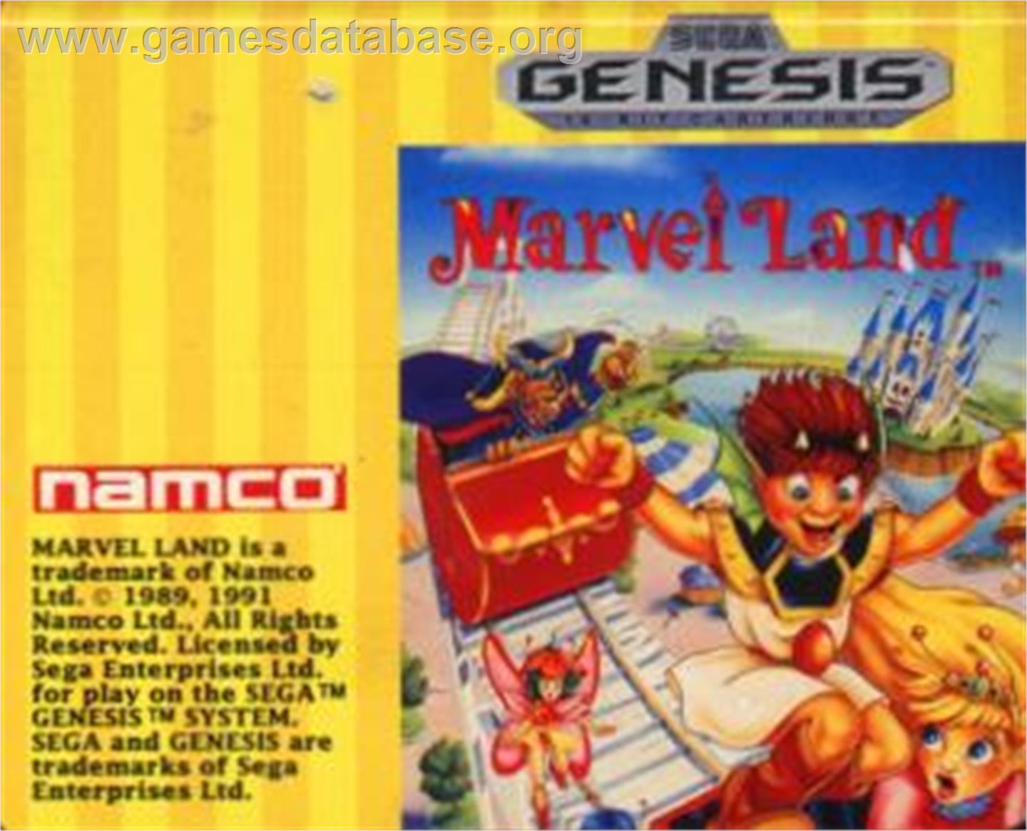 Marvel Land - Sega Nomad - Artwork - Cartridge