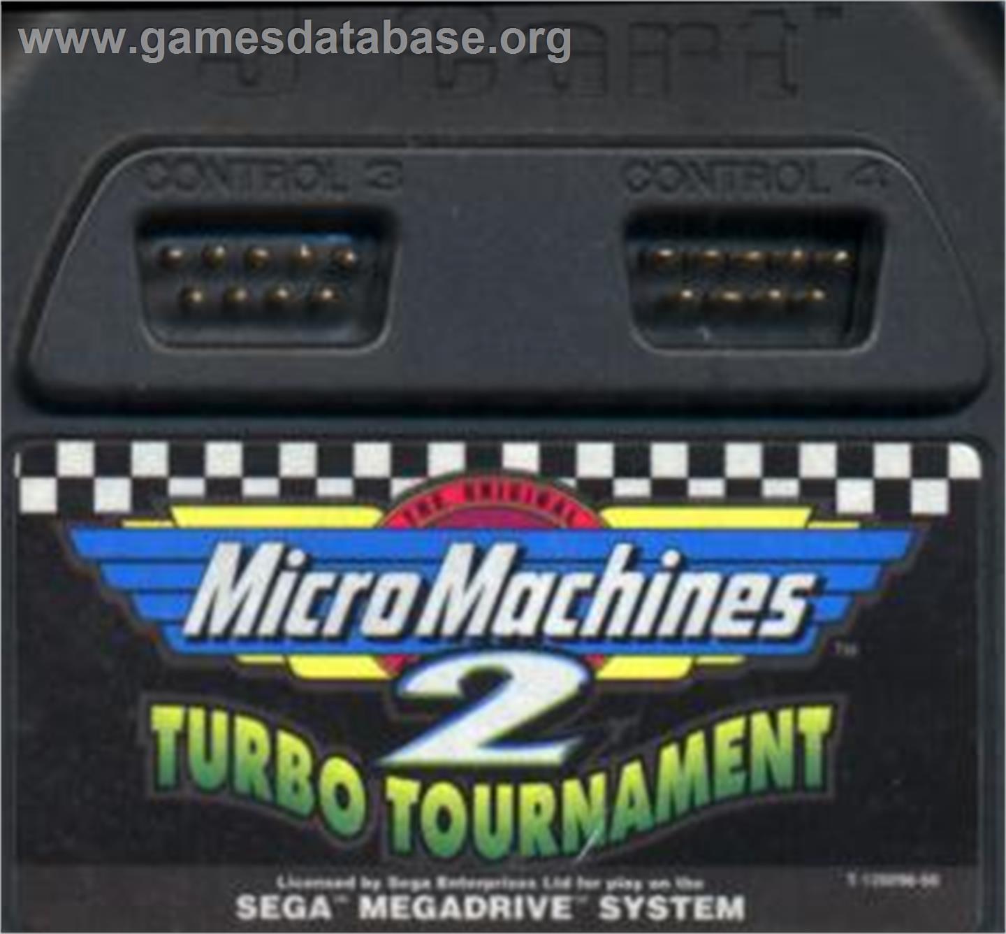 Micro Machines 2: Turbo Tournament - Sega Nomad - Artwork - Cartridge