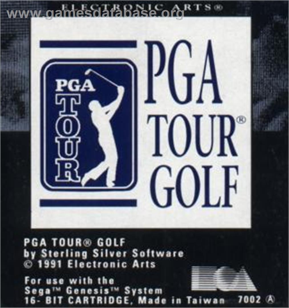PGA Tour Golf - Sega Nomad - Artwork - Cartridge