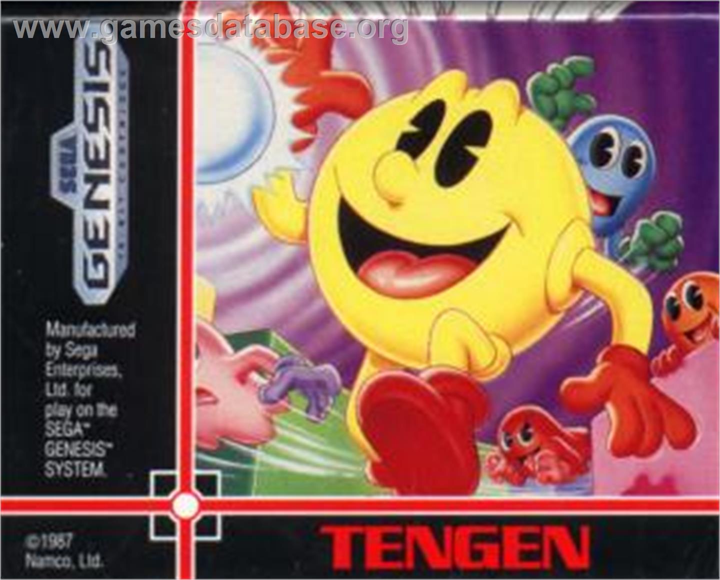 Pac-mania - Sega Nomad - Artwork - Cartridge
