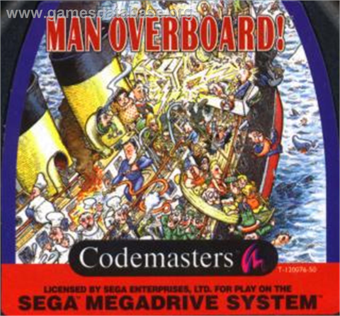 S.S. Lucifer - Man Overboard - Sega Nomad - Artwork - Cartridge