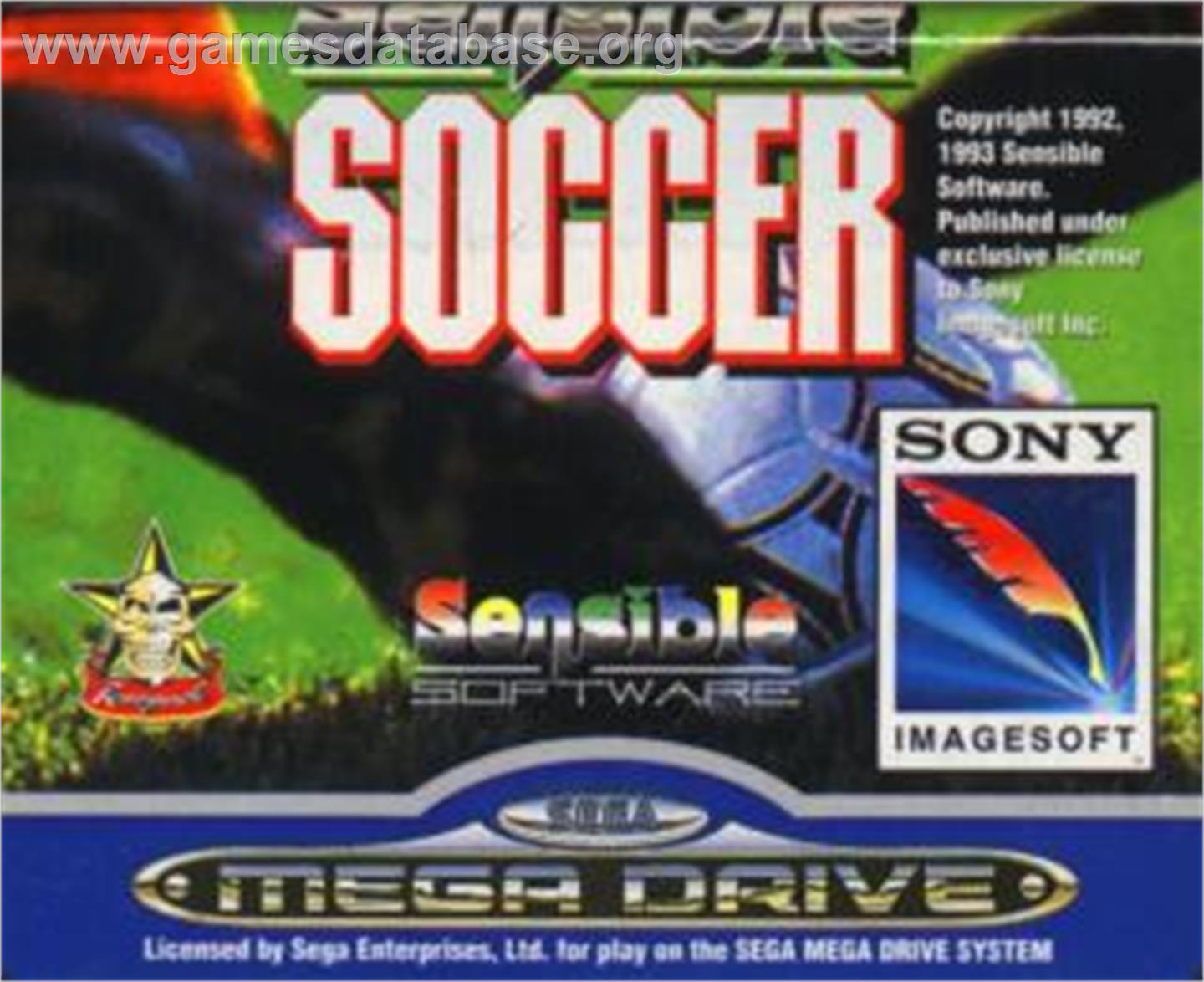 Sensible Soccer: European Champions: 92/93 Edition - Sega Nomad - Artwork - Cartridge