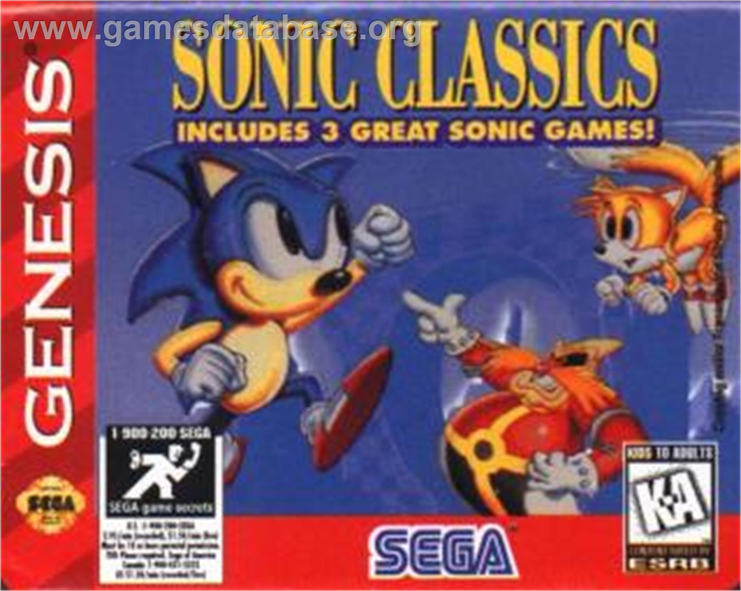 Sonic Compilation - Sega Nomad - Artwork - Cartridge