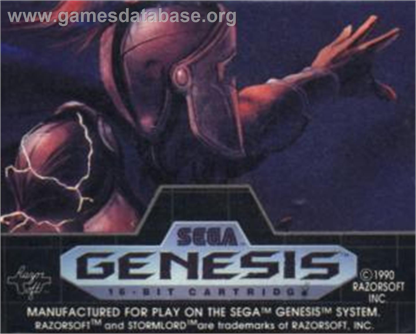 Stormlord - Sega Nomad - Artwork - Cartridge