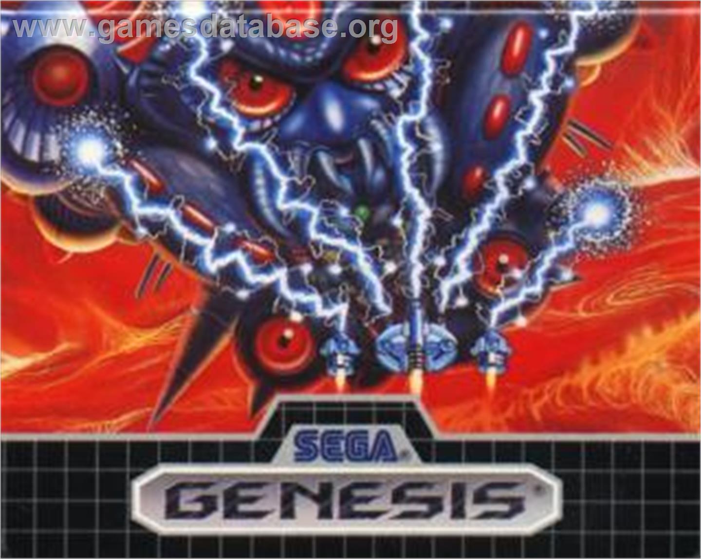 Truxton / Tatsujin - Sega Nomad - Artwork - Cartridge