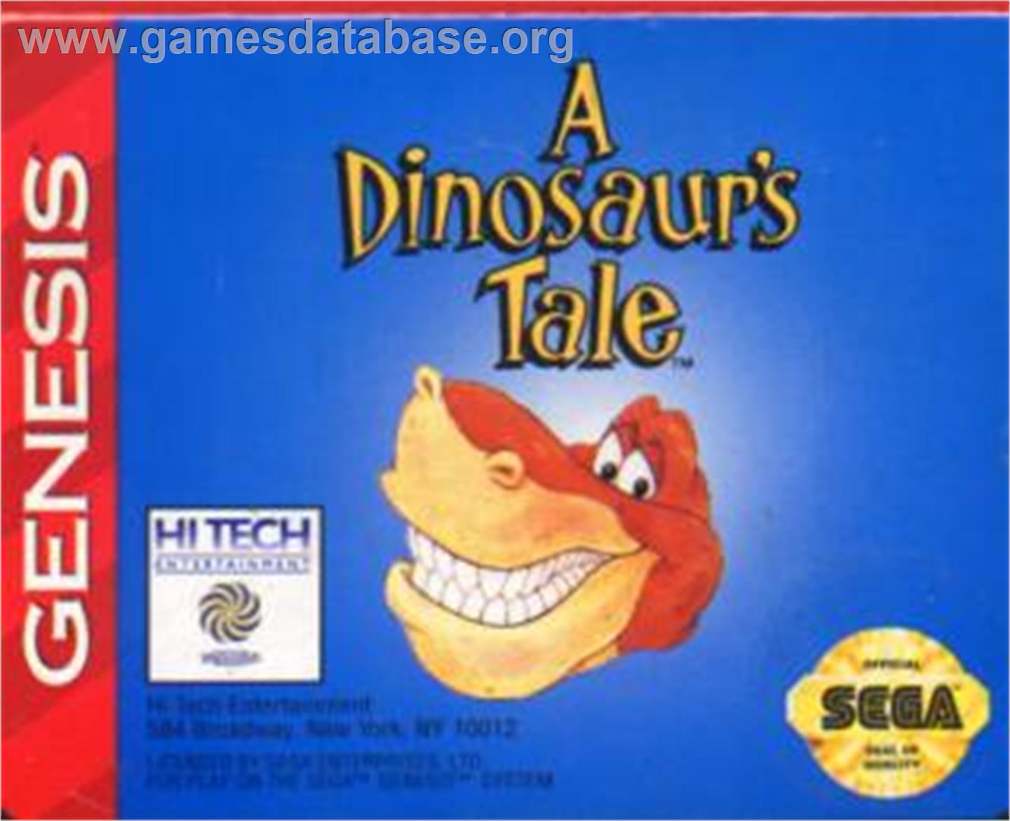 We're Back! - A Dinosaur's Tale - Sega Nomad - Artwork - Cartridge