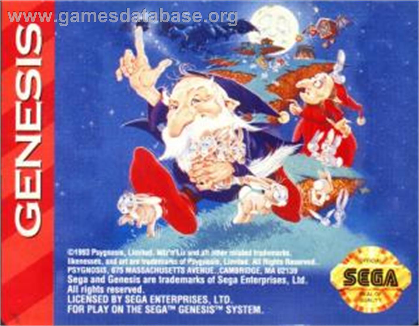Wiz 'n' Liz: The Frantic Wabbit Wescue - Sega Nomad - Artwork - Cartridge
