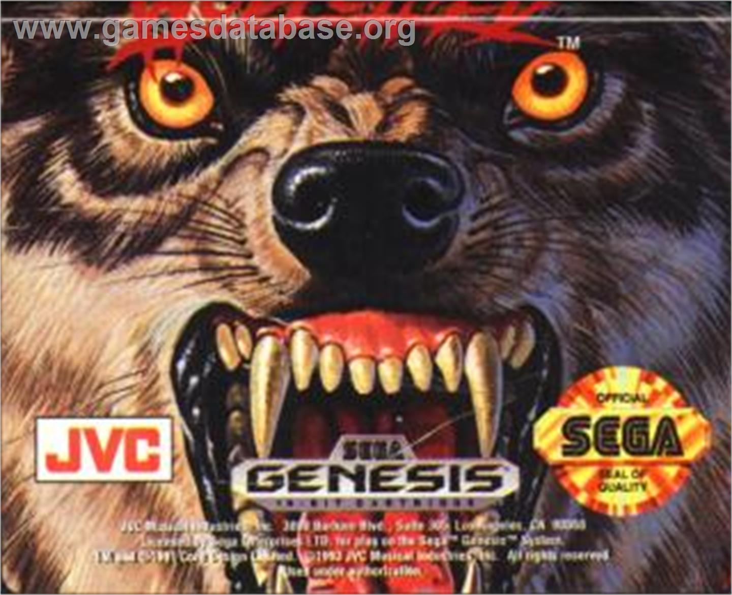 Wolfchild - Sega Nomad - Artwork - Cartridge