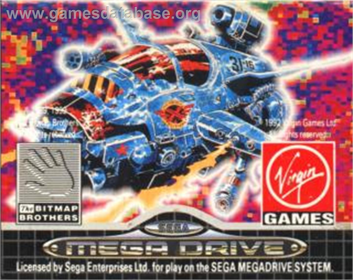 Xenon 2: Megablast - Sega Nomad - Artwork - Cartridge