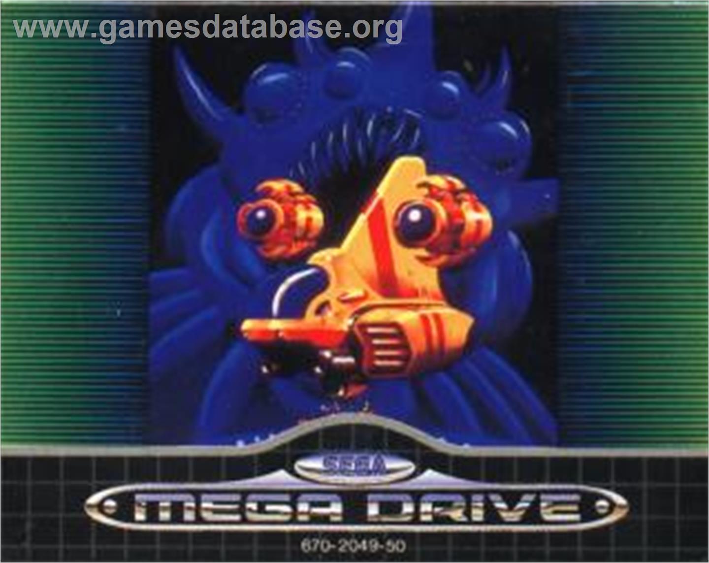 Zero Wing - Sega Nomad - Artwork - Cartridge