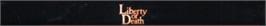 Top of cartridge artwork for Liberty or Death on the Sega Nomad.