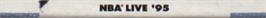 Top of cartridge artwork for NBA Live '95 on the Sega Nomad.
