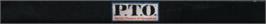 Top of cartridge artwork for P.T.O.: Pacific Theater of Operations on the Sega Nomad.