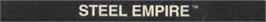 Top of cartridge artwork for Steel Empire, The on the Sega Nomad.