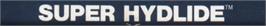 Top of cartridge artwork for Super Hydlide on the Sega Nomad.