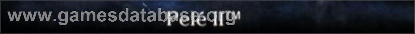 Pelé II: World Tournament Soccer - Sega Nomad - Artwork - Cartridge Top