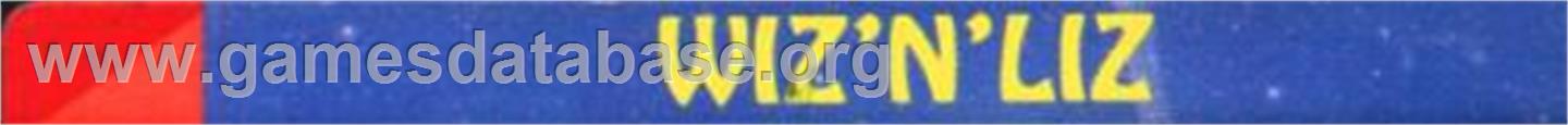 Wiz 'n' Liz: The Frantic Wabbit Wescue - Sega Nomad - Artwork - Cartridge Top