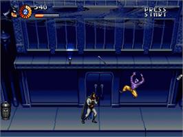 In game image of Adventures Of Batman And Robin, The on the Sega Nomad.