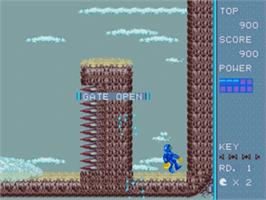 In game image of Aworg - Hero In The Sky on the Sega Nomad.