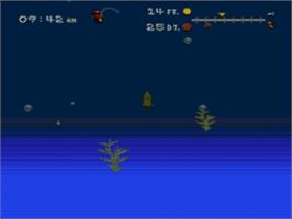 In game image of Bass Masters Classic - Pro Edition on the Sega Nomad.