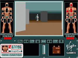 In game image of Corporation on the Sega Nomad.