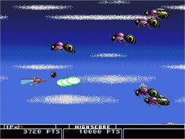 In game image of Crying - Aseimei Sensou on the Sega Nomad.